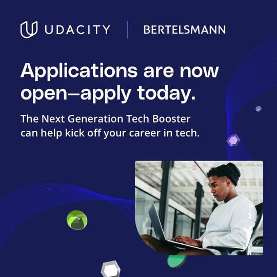 Bertelsmann-Udacity Next Generation Tech Booster Scholarship 2023 for Learners Worldwide