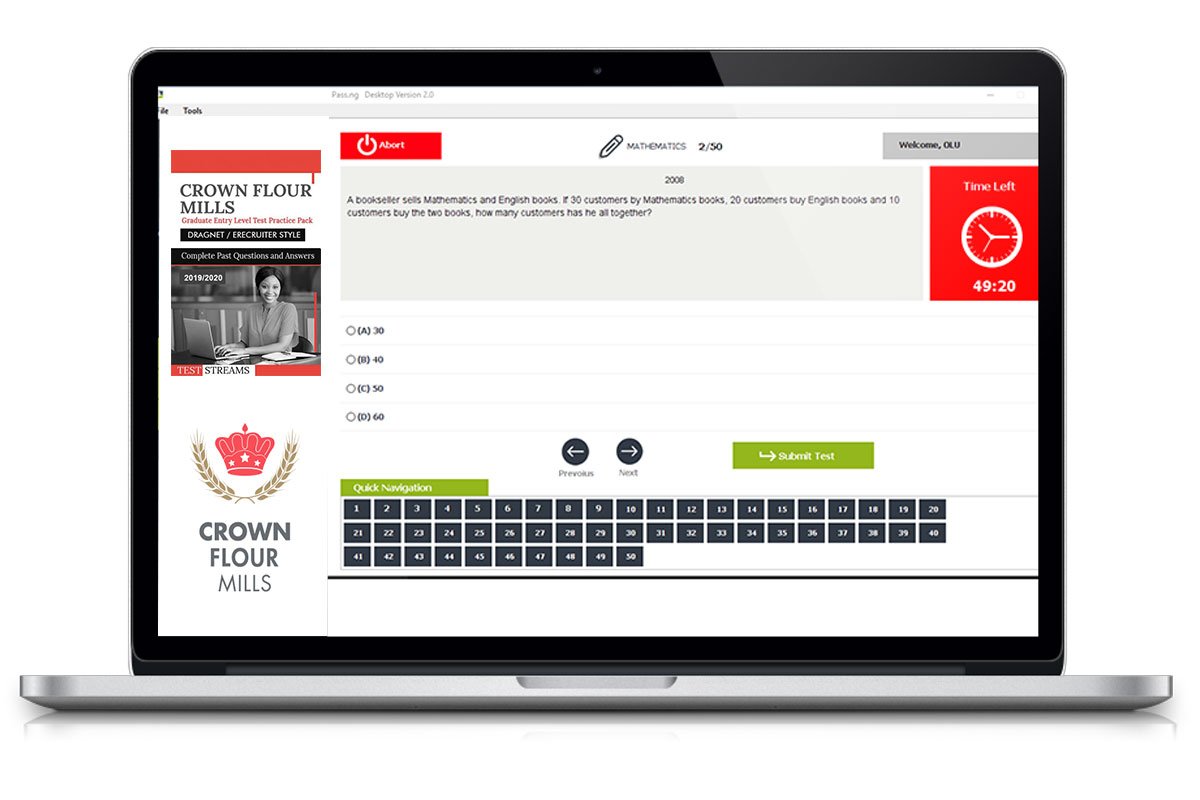 Crown Flour Mill Aptitude Test Practice Past Questions Teststreams