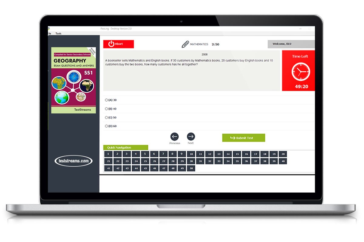 SS1 Geography Mock Exam Questions Online Practice Teststreams CBT