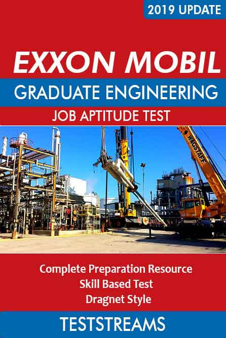 Exxon Mobil Job aptitude test Past questions study pack- PDF Download