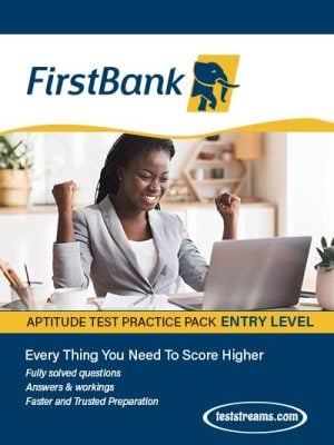 First Bank Job Aptitude Test Past questions Study Pack