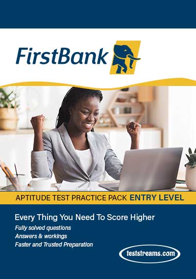 First Bank Job Aptitude Test Past questions Study Pack