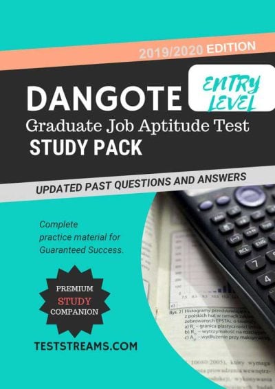 Dangote Job aptitude test Past Questions study pack