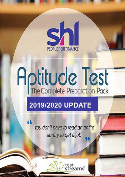 SHL Style Aptitude Tests Past Questions Study pack- PDF Download