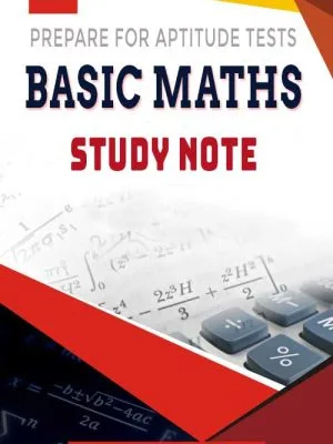 Basic Maths Study Note For Aptitude Tests- Pdf Download