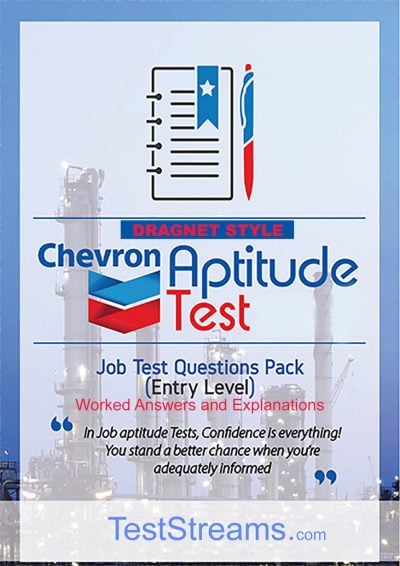 Chevron Job aptitude test Past question and Answers