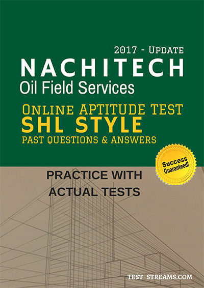 Nachitech Oil Services Aptitude test Past questions