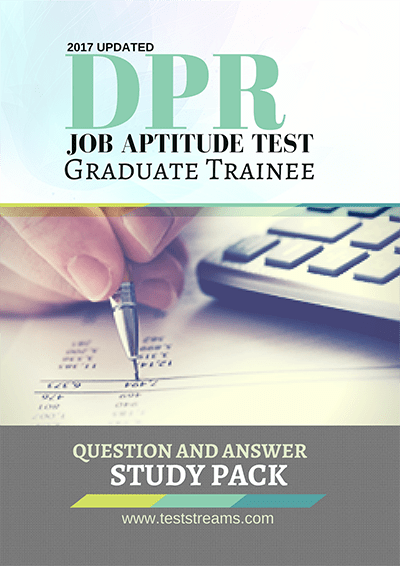 DPR Graduate Job Aptitude Test Past Questions