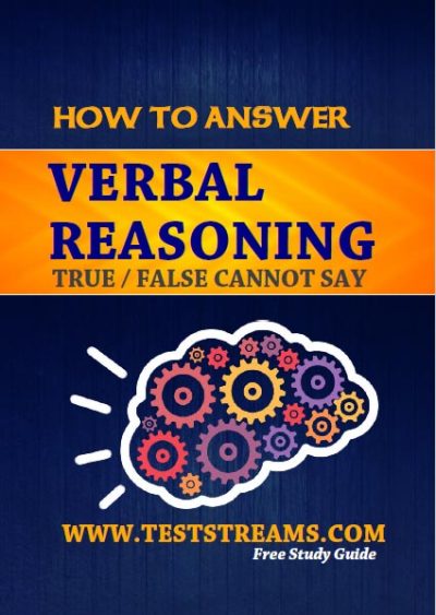 How to answer verbal reasoning- PDF Download