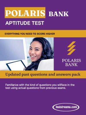 Polaris Bank Aptitude Test Past Questions study pack- PDF Download