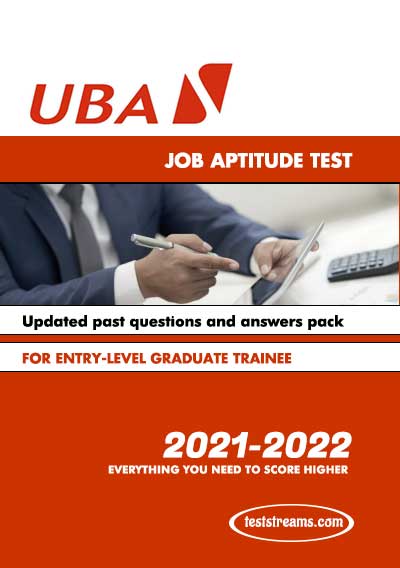 UBA Graduate Job Aptitude Test Past Questions Study Pack