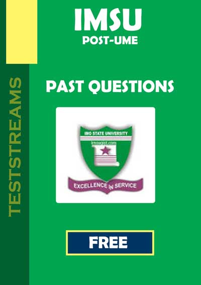 Download Free IMSU Post UTME past questions [Official copy]