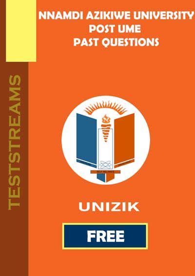 free unizik post ume past questions
