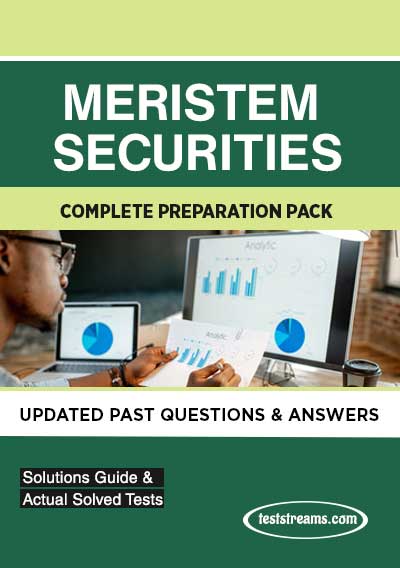 Meristem Aptitude Test past questions and answers