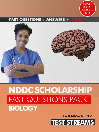 NDDC Scholarship Test Past Questions And Answers – BIOLOGY- PDF Download