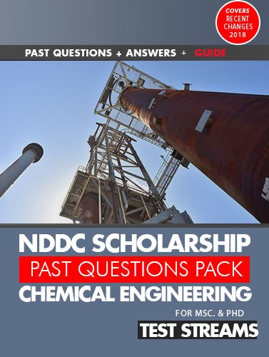 NDDC Scholarship Test Past Questions And Answers – CHEMICAL ENGINEERING- PDF Download