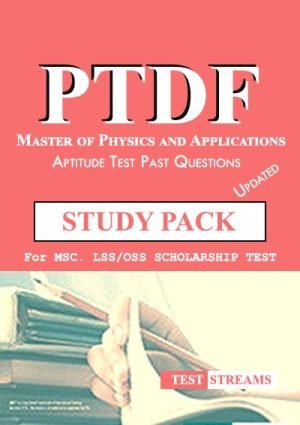 Ptdf Scholarship Aptitude Test Past Questions And Answers For Master Of Physics And Applications- Pdf Download