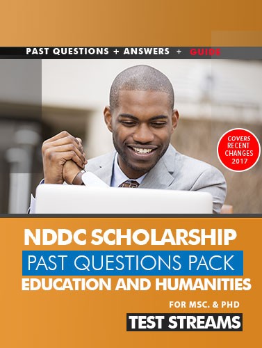 EDUCATION AND HUMANITIES – NDDC Scholarship Test Past Questions And Answers- PDF Download