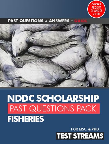 NDDC Scholarship Test Past Questions And Answers – FISHERIES- PDF Download