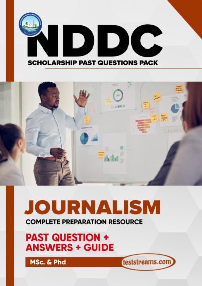 NDDC Scholarship Past Questions And Answers for JOURNALISM- PDF Download