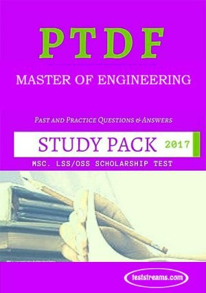 Ptdf Scholarship Aptitude Past Questions And Answers For Master Of Engineering- Pdf Download