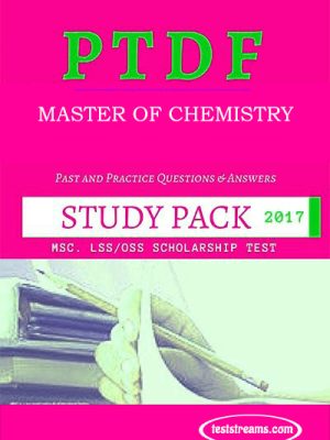 PTDF Scholarship Aptitude Test Past questions Study pack – Master of Chemistry- PDF Download