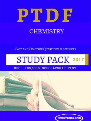 PTDF Scholarship Aptitude Test Past questions Study pack – Chemistry- PDF Download
