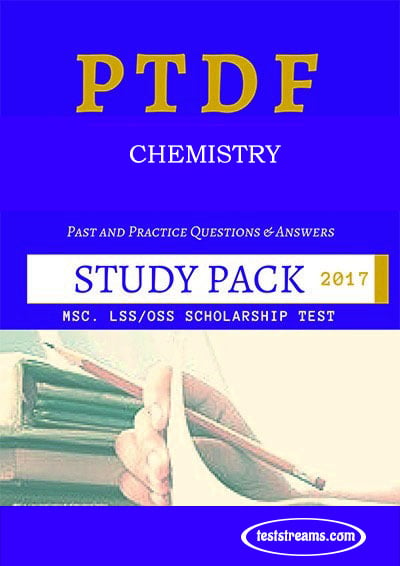 PTDF Scholarship Aptitude Test Past questions Study pack – Chemistry- PDF Download