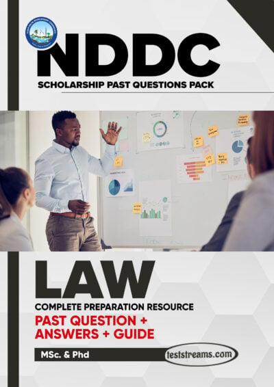 NDDC Scholarship Past Questions And Answers for LAW- PDF Download