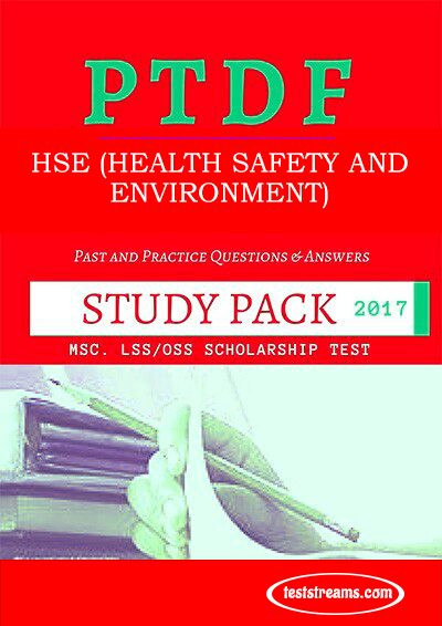 PTDF Scholarship Aptitude Test Past questions Study pack – HSE (Health Safety and Environment)- PDF Download