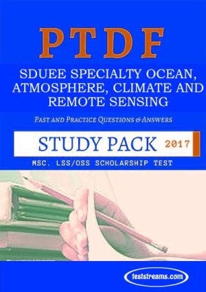 Ptdf Scholarship Aptitude Past Questions And Answers For Sduee Specialty Ocean, Atmosphere, Climate And Remote Sensing- Pdf Download