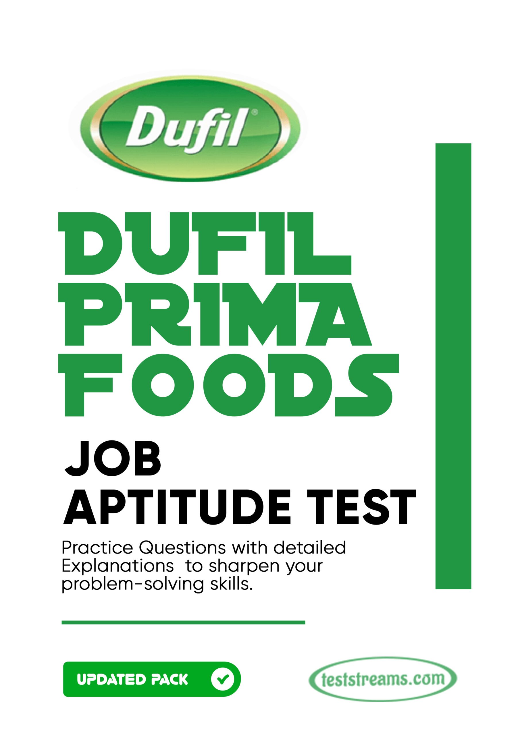 Dufil Prima Foods Recruitment Past Questions - 2023 PDF Download
