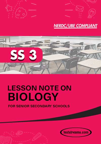 LESSON NOTE ON SS3 BIOLOGY MS-WORD