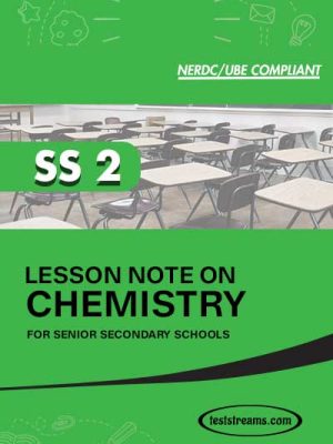 Lesson Note on CHEMISTRY for SS2 MS-WORD