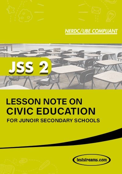 Lesson Note on CIVIC EDUCATION for JSS2 MS-WORD