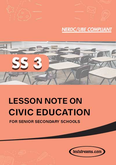 LESSON NOTE ON SS3 CIVIC EDUCATION MS-WORD