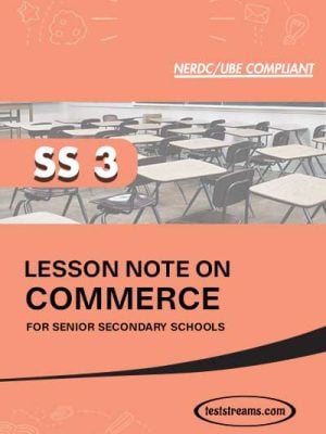 LESSON NOTE ON SS3 COMMERCE MS-WORD
