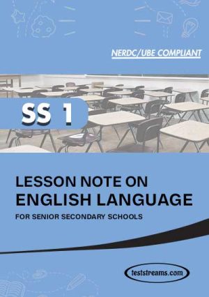 Lesson Note On English For Ss1 Ms-word- Pdf Download