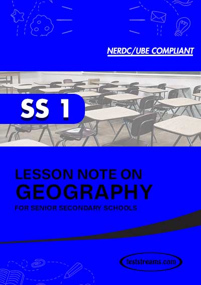 Lesson Note on GEOGRAPHY for SS1 MS-WORD