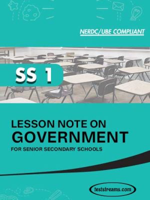 Lesson Note on GOVERNMENT for SS1 MS-WORD