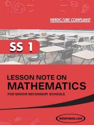 Lesson Note on MATHEMATICS for SS1 MS-WORD