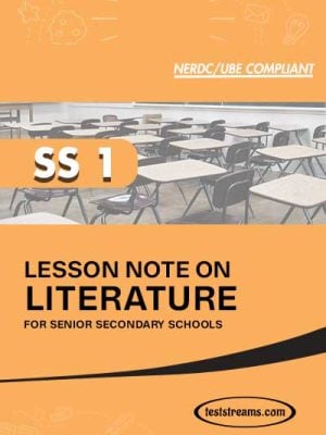 Lesson Note on LITERATURE for SS1 MS-WORD