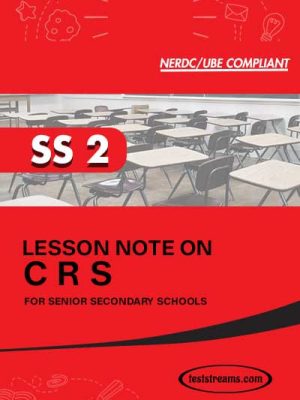 Lesson Note on CRS for SS2 MS-WORD