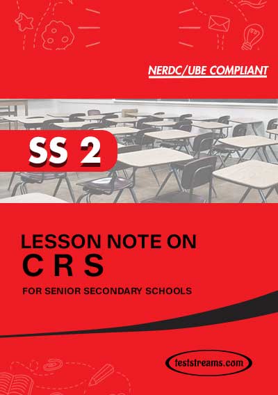 Lesson Note on CRS for SS2 MS-WORD