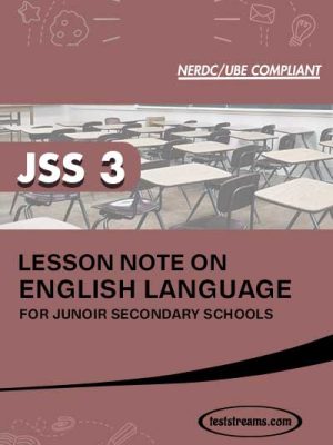 Lesson Note on ENGLISH for JSS3 MS-WORD