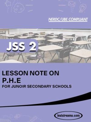 Lesson Note on PHE for JSS3 MS-WORD