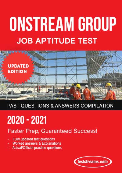 Onstream Group Aptitude Test past questions and answers