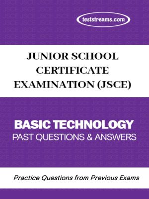JSCE Basic Technology Practice Questions and Answers MS-WORD/PDF Download