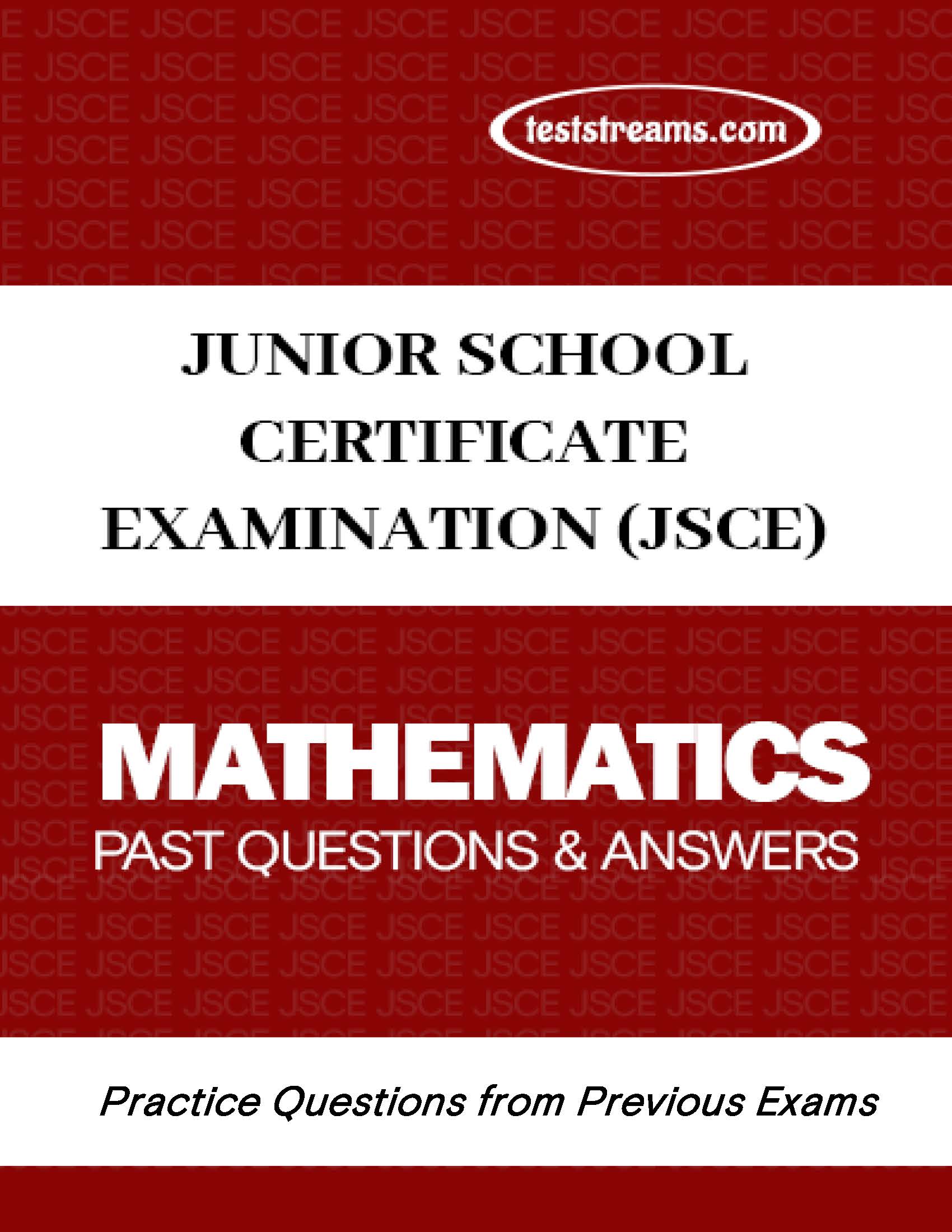 JSCE Mathematics Practice Questions and Answers MS-WORD/PDF Download