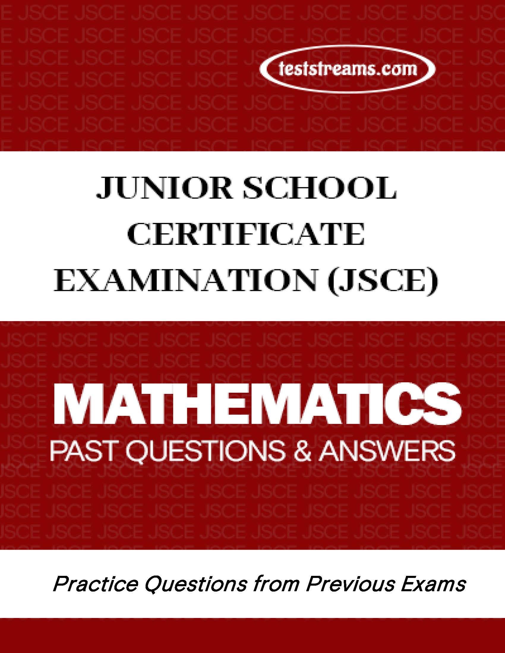 JSCE Mathematics Practice Questions And Answers MS WORD PDF Download